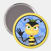Honey Bee Toon Magnet (Voorkant / Achterkant)