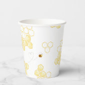 Honey Bee verjaardagsfeestje Papieren Bekers (Voorkant)
