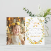 Honey Bee Verjaardagsfoto Dank u kaart Bumble Bee (Staand voorkant)