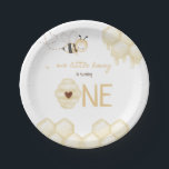Honey Bee Verjaardagspapier Borden Papieren Bordje<br><div class="desc">Maak je kleintje "Bee-day" extra bijzonder met deze schattige Honey Bee Birthday Paper Borden! Deze borden zijn ideaal voor een hommelviering met een hommelthema en hebben een mooi design dat uw gasten zal verrassen. Of het nu een eerste verjaardagsfeestje is of een "Sweet to Bee One" feestje, deze borden zijn...</div>