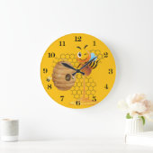 Honey Bee wandklok (Huis)