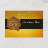 HONEY BEE WAX SEAL , BEEKEEPER APIARIST VISITEKAARTJE (Achterkant)