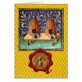 HONEY BEE WAX SEAL, BEEKEEPER/bijenteelt (Voorkant)