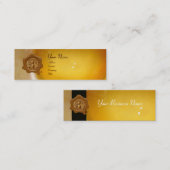 HONEY BEE WAX SEAL, BEEKEEPER/bijenteelt Mini Visitekaartje (Voorkant / Achterkant)