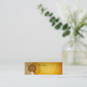 HONEY BEE WAX SEAL, BEEKEEPER/bijenteelt Mini Visitekaartje (Staand voorkant)