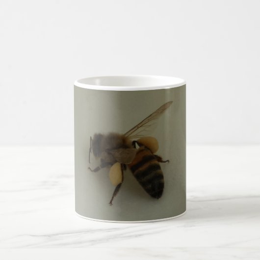 Honey Bee White Coffee Mok (Center)