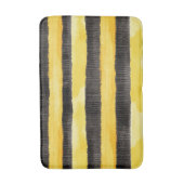 Honey Bee Zwart Goud Geel Kerstmis Badmat (Voorkant Verticaal)