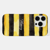 Honey Bee Zwart Goud Geel Kerstmis Case-Mate iPhone Case (Achterkant (horizontaal))
