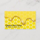 Honey Beekeeper Apiarist Honeycomb Bee Boerderij Visitekaartje (Voorkant)