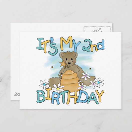 Honey Beer 2e Verjaardag T-shirts en geschenken Briefkaart (Voorkant / Achterkant)