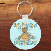 Honey Beer 2e Verjaardag T-shirts en geschenken Sleutelhanger (Voorkant)