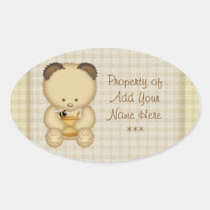 Honey Beer Bookplate Stickers