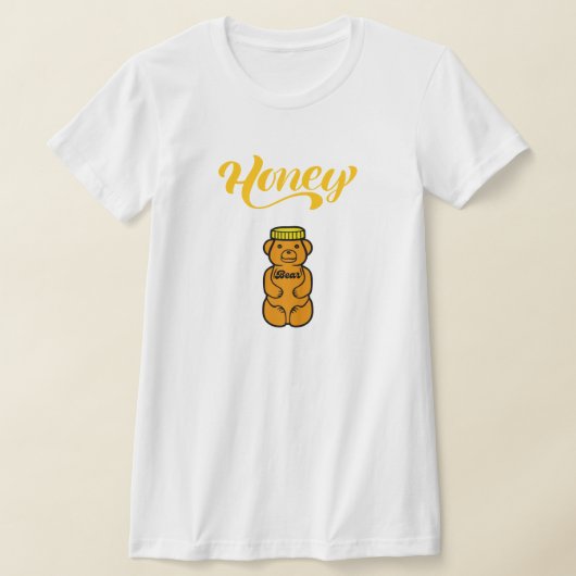 Honey Beer huisdier naam T-shirt (Laagn)