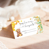 Honey Beer Raad hoeveel Baby shower spel Informatiekaartje