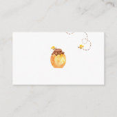 Honey Beer Raad hoeveel Baby shower spel Informatiekaartje (Achterkant)