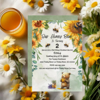 Honey Beer Verjaardagsfeest/Feest Kaart