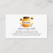 Honey & Bees Baby Shower Book Request Informatiekaartje (Voorkant)