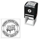Honey Bees Beehive Business Name Loc URL Email #4 Zelfinktende Stempel (In situ)