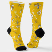 Honey Bees Crew Socks Sokken (Gebogen)