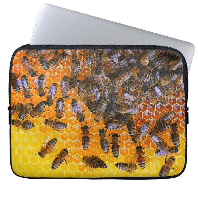 HONEY BEES LAPTOP SLEEVE (Voorkant)