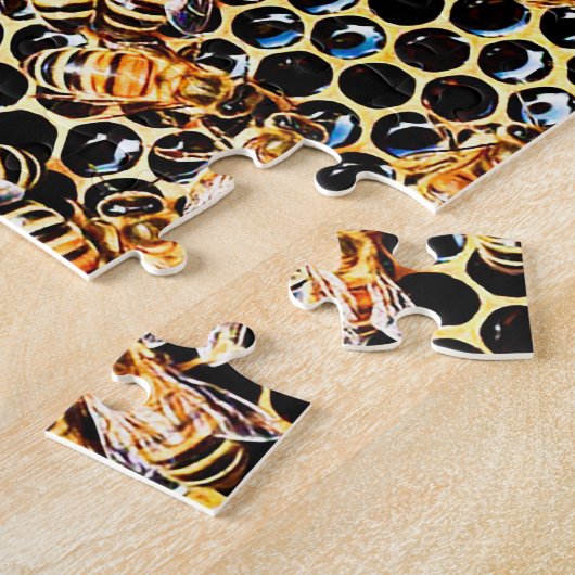 Honey Bees Puzzle Legpuzzel (Zijkant)