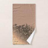 Honey Beige Champagne Golden Sparkle Lights Bad Handdoek (Handdoek)