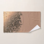 Honey Beige Champagne Golden Sparkle Lights Bad Handdoek (Handdoek)