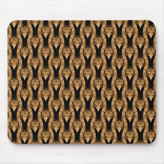 Honey Beige Modern Classic Mousepad Muismat (Voorkant)