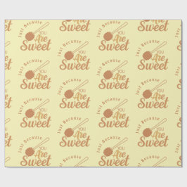 Honey Birthday Gift for Sweet Guests Cadeaupapier