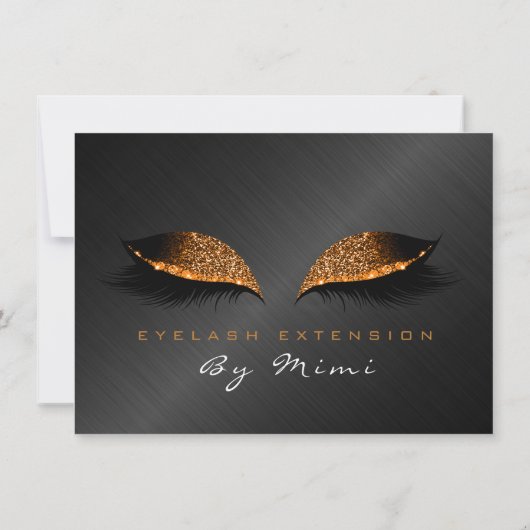 Honey Black Lashes Makeup Artist Certificate Gift (Achterkant)