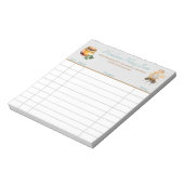 Honey Boerderij Aangepaste verkoop ontvangstbewijs Notitieblok (Linkerzijde)