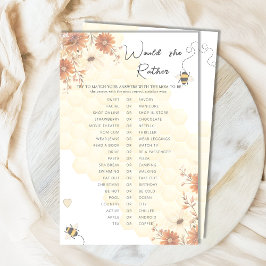 Honey Boho Wildflower Baby shower zou ze liever