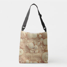 Honey Bonny Baby Cute Beer & Bunny Boodschappentas Crossbody Tas