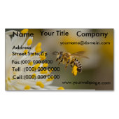 Honey Bumble Bee Business Magnetisch Visitekaartje (Voorkant)