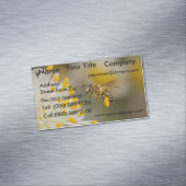 Honey Bumble Bee Business Magnetisch Visitekaartje (Voorbeeld)