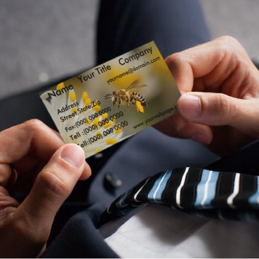 Honey Bumble Bee Business Magnetisch Visitekaartje