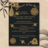  Honey Bumblebee Black Geboorte Aankondiging