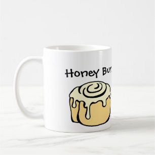 Honey Bun Funny Cute Love Humor Quote Baking Pun Koffiemok