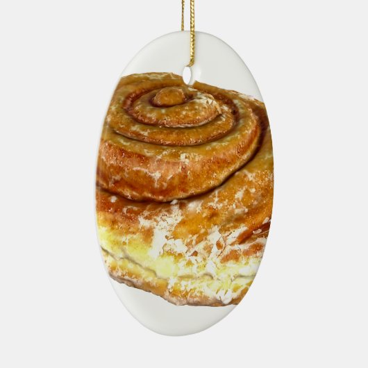 Honey Bun Keramisch Ornament (Rechts)
