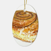 Honey Bun Keramisch Ornament (Links)
