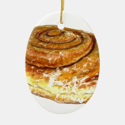 Honey Bun Keramisch Ornament (Voorkant)