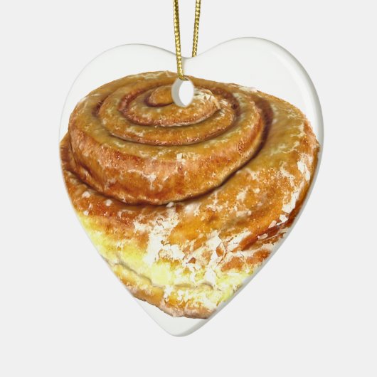 Honey Bun Keramisch Ornament (Links)