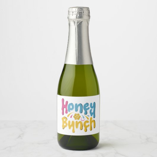 Honey Bunch Sparkling Wijnetiket (Voorkant)