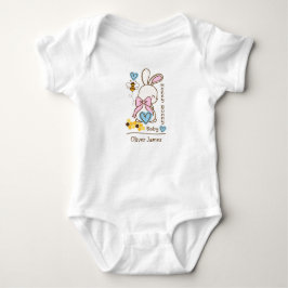 Honey Bunny Baby – Op maat gemaakte baby one-piece Romper