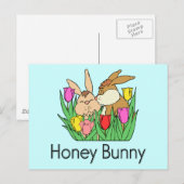 Honey Bunny Briefkaart (Voorkant / Achterkant)