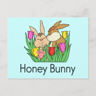 Honey Bunny Briefkaart