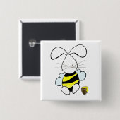 Honey Bunny Button (Voorkant /achterkant)