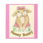 Honey Bunny Design 01 Notitieblok (Voorkant)