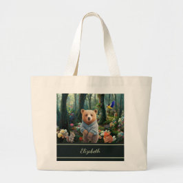 Honey Bunny en Boo Beer Grote Tote Bag