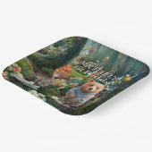 Honey Bunny en Boo Beer Papieren Bordje (Gebogen)